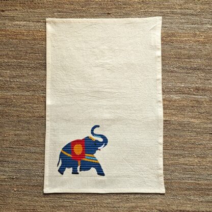 Calyz Indian Elephant Tea towel - Image 3